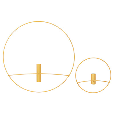 Geometric circular wall decoration
