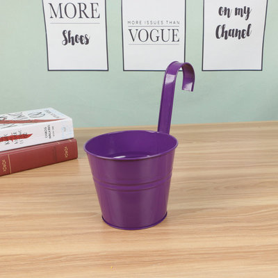 Balcony color iron hanging basin hanging bucket