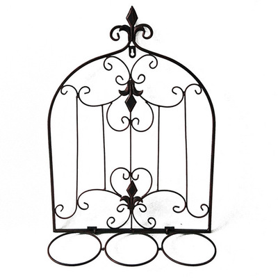 Garden flower rack iron flower pot rack wall hanging pot